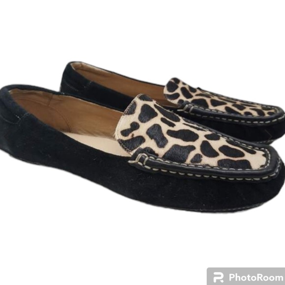 Michael Kors Black Loafers Womens size 8 preowned good condition - Picture 2 of 6